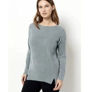 Barefoot Dreams Cozy Chic Ultra Lite Dockside Pullover Long Sleeve Top SZ Small